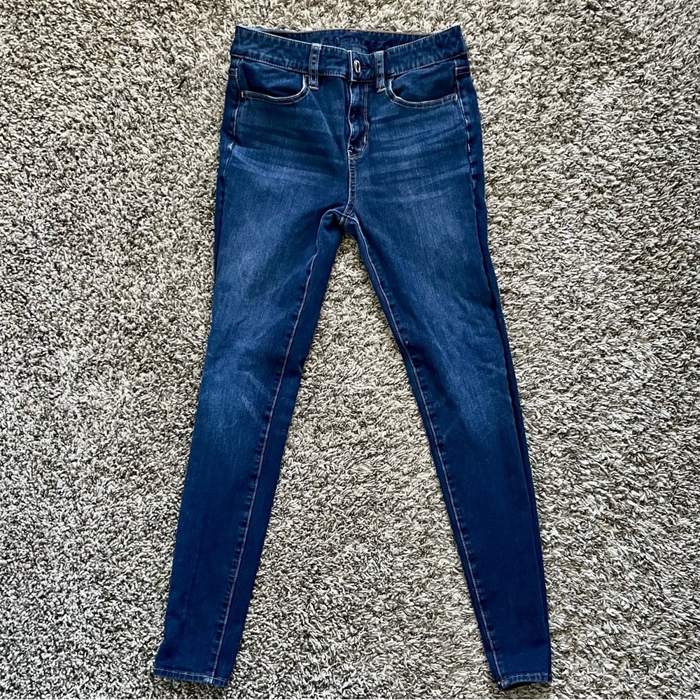American Eagle Dream Jeans Dark-wash High-rise Jeggings size 2 Regular